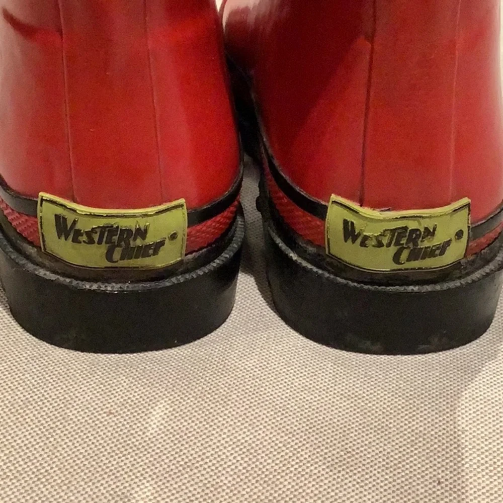Western Chief - Kids Rain BOOTS - Size Kids US 11 - Red - Firechief 2